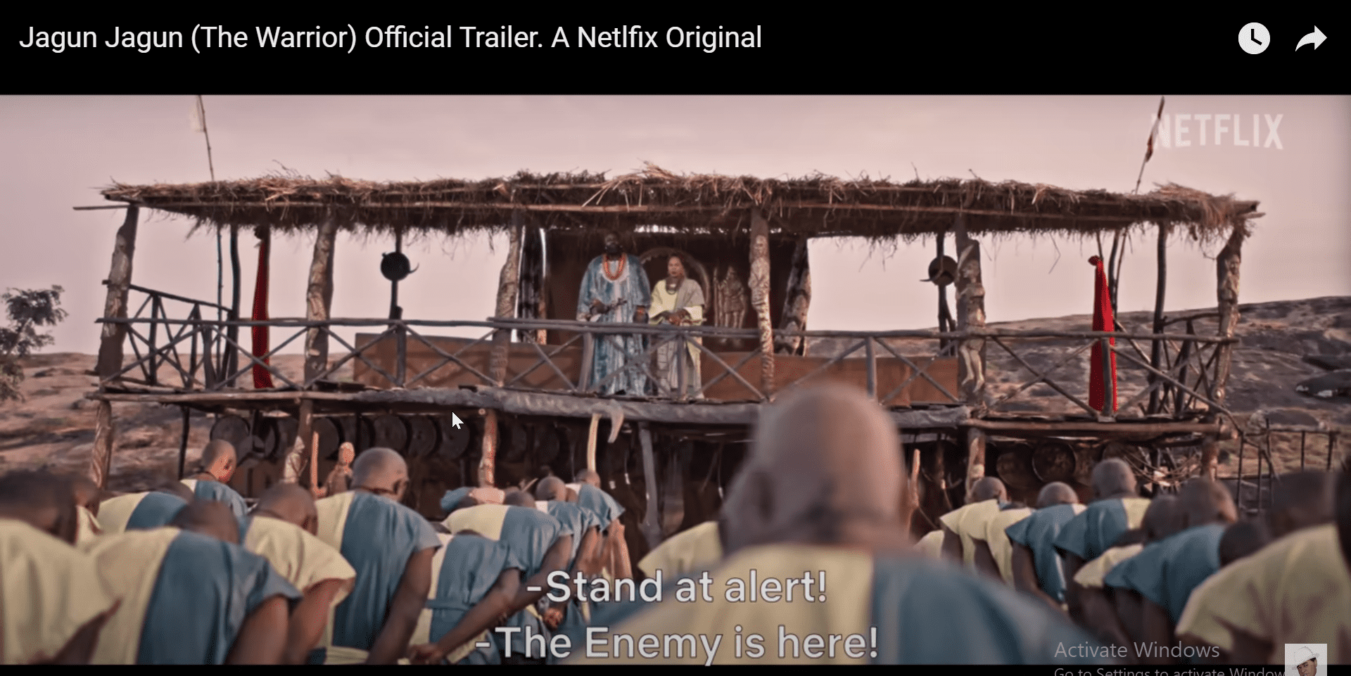 Jagun Jagun (The Warrior) Official Trailer. A Netlfix Original